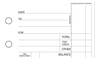 Yellow Knit Standard Invoice Business Checks | BU3-YEL02-SNV